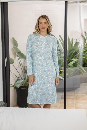 Camisón estampado con tapeta