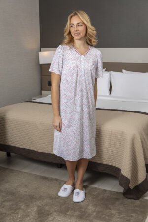 Camisa manga corta Larisa grana
