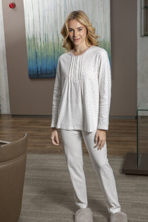 Pijama con tapeta y jaretas, Tina Fresa